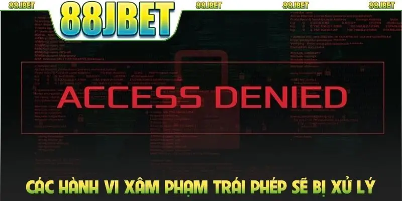 Chính sách bảo mật 4 Các hành vi xâm phạm trái phép sẽ bị xử lý